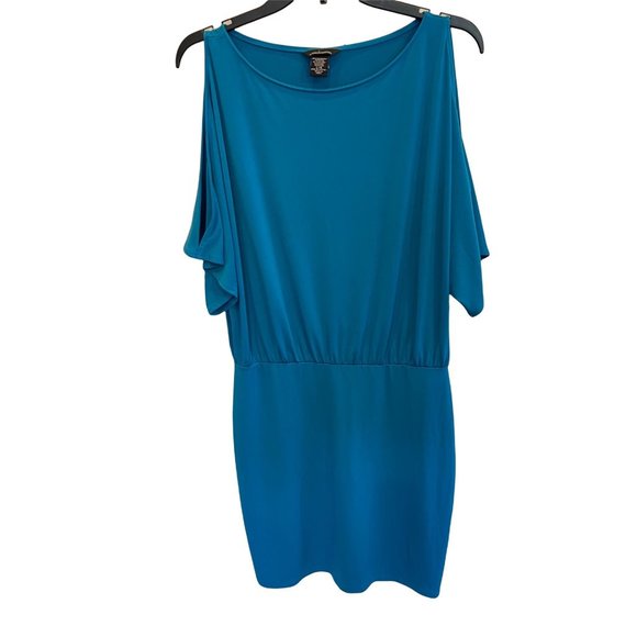 Victoria's Secret Dresses & Skirts - Moda International Victoria's Secret Cocktail Dress Cold Shoulder Blouson Midi L